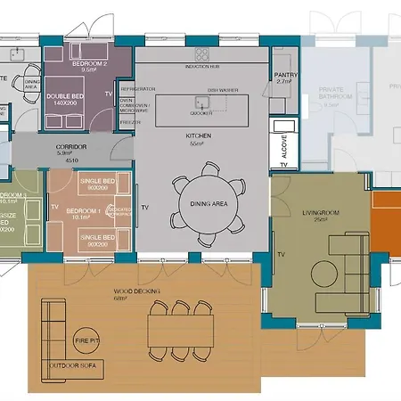 Spacious Family Retreat With Garden & Patio